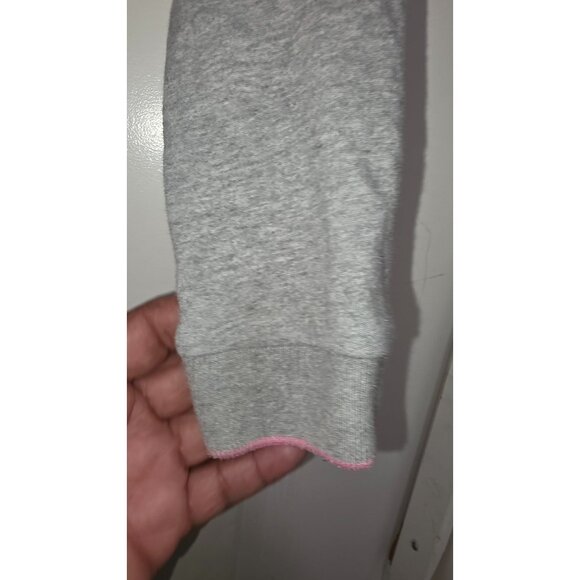 Mini Boden Girls Gray Long-Sleeve Dress Colorful Polka Dot Embroidery Size 7-8 - Picture 6 of 7